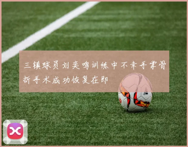 三镇球员刘奕鸣训练中不幸手掌骨折手术成功恢复在即